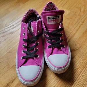 Hot pink women's converse size 9